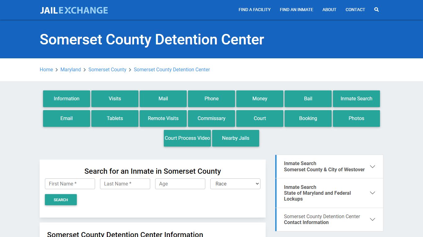 Somerset County Detention Center - Jail Exchange